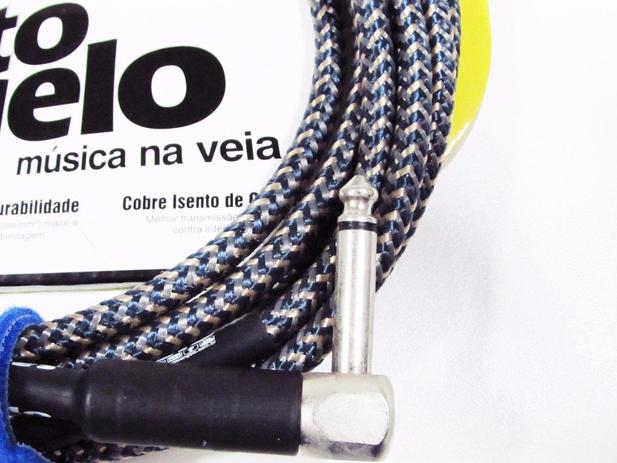 Cabo Guitarra Violão Santo Ângelo Textil 4,57 Metros Plug L - Santo angelo Menor preço em Cabo Guitarra Violão Santo Ângelo Textil 4,57 Metros Plug L - Santo angelo