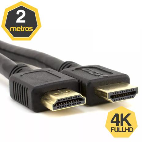 Cabo HDMI 1.4 4K FullHD 2,0 Metros - Bear Cabos Menor preço em Cabo HDMI 1.4 4K FullHD 2,0 Metros - Bear Cabos