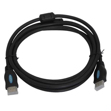 Cabo HDMI 1.4V Macho x Macho 2 metros Preto - GC Menor preço em Cabo HDMI 1.4V Macho x Macho 2 metros Preto - GC