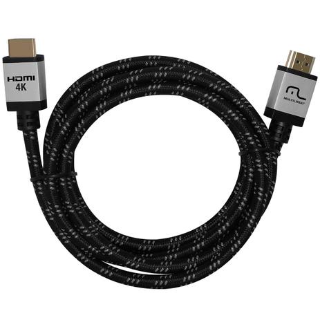 Cabo Hdmi 2.0 4k Nylon 3 Metros Preto Wi296 Multilaser Menor preço em Cabo Hdmi 2.0 4k Nylon 3 Metros Preto Wi296 Multilaser