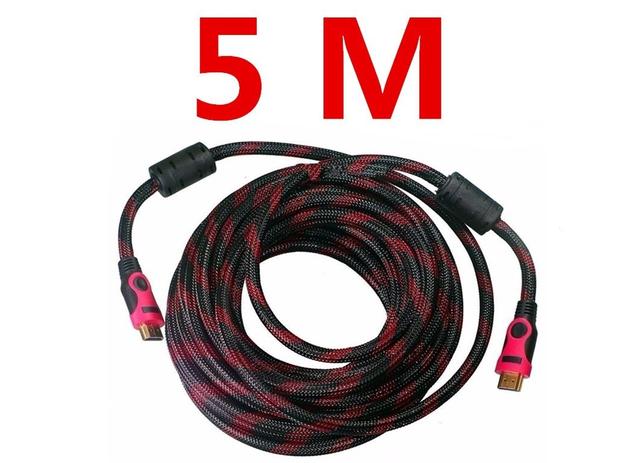 Cabo Hdmi 2.0 5 Metros 5m Full Hd 1080p Lcd Ps3 Xbox Tv 3d - Kk Menor preço em Cabo Hdmi 2.0 5 Metros 5m Full Hd 1080p Lcd Ps3 Xbox Tv 3d - Kk