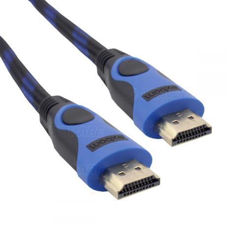 Cabo HDMI 20M Blindado c/ Malha/Filtro Versão 1.4 Exbom Menor preço em Cabo HDMI 20M Blindado c/ Malha/Filtro Versão 1.4 Exbom