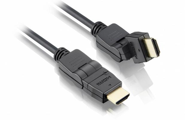 Cabo Hdmi 2m Articulado 1.4 4K 3D Ultra HD 360 Graus - Santana ltda Menor preço em Cabo Hdmi 2m Articulado 1.4 4K 3D Ultra HD 360 Graus - Santana ltda