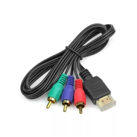 Cabo hdmi + 3 video componente 5m x- cell - X-Cell Menor preço em Cabo hdmi + 3 video componente 5m x- cell - X-Cell
