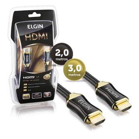 Cabo HDMI / HDMI Premium 3 Metros Elgin Menor preço em Cabo HDMI / HDMI Premium 3 Metros Elgin