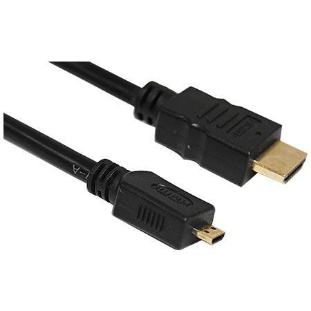 Cabo hdmi p/ micro hdmi c/ filtro/v8/fullhd/3d/1.4v 2 metros - Storm Menor preço em Cabo hdmi p/ micro hdmi c/ filtro/v8/fullhd/3d/1.4v 2 metros - Storm