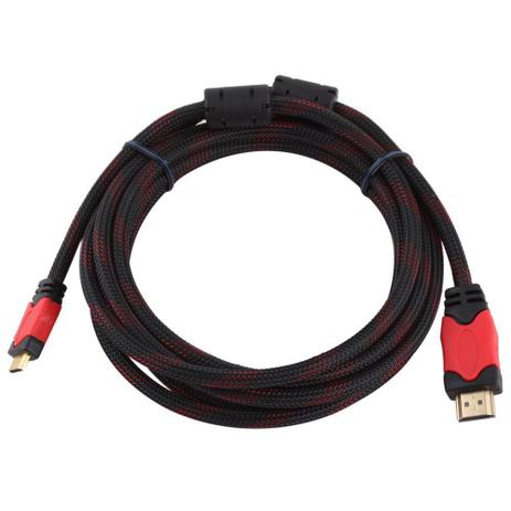 Cabo HDMI Trançado 5 metros Ideal para CFTV - Newprotec é ruim? Cabo HDMI Trançado 5 metros Ideal para CFTV - Newprotec é boa?
