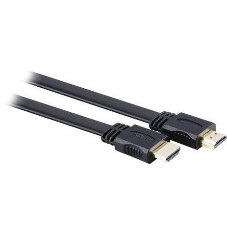 Cabo HDMI X HDMI FLAT 1.4 3D 4K 10 MT 3DC-204 PT Fortrek 50430 Menor preço em Cabo HDMI X HDMI FLAT 1.4 3D 4K 10 MT 3DC-204 PT Fortrek 50430