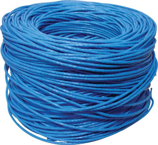 Cabo lan u/utp cat5e 24 awg 4 pares capa cmx 305m azul claro, homologado 100 cobre - Ife Menor preço em Cabo lan u/utp cat5e 24 awg 4 pares capa cmx 305m azul claro, homologado 100 cobre - Ife