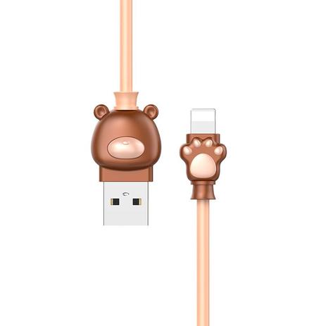 Cabo Lightning Baseus Bear 2A e 1M Menor preço em Cabo Lightning Baseus Bear 2A e 1M