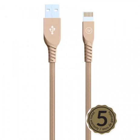 Cabo Lightning Strong 120cm MFI Homologado Chip Apple - Iwill - Dourado Menor preço em Cabo Lightning Strong 120cm MFI Homologado Chip Apple - Iwill - Dourado
