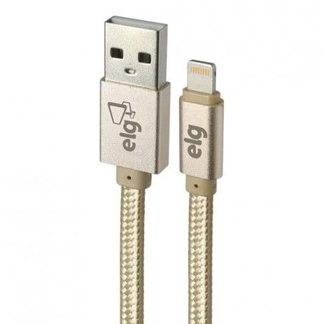Cabo lightning usb flat l810bg elg Menor preço em Cabo lightning usb flat l810bg elg