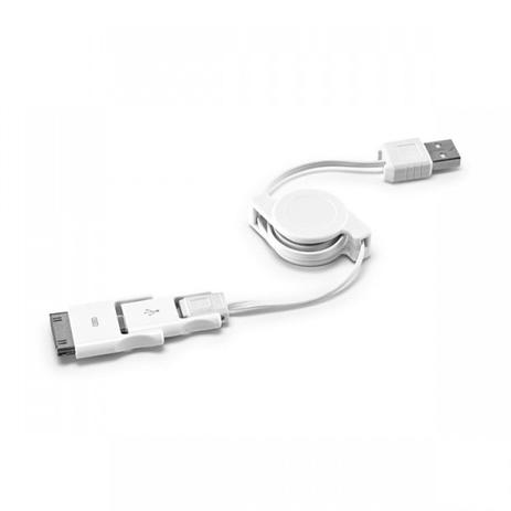 Cabo Mágico Retrátil Usb Multi V3/V8/Iphone - Teem Menor preço em Cabo Mágico Retrátil Usb Multi V3/V8/Iphone - Teem