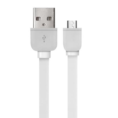 Cabo Micro Usb Flat Smartogo 5 Pinus Branco WI326 Multilaser Menor preço em Cabo Micro Usb Flat Smartogo 5 Pinus Branco WI326 Multilaser