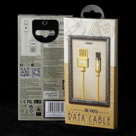 Cabo Micro USB Magnético com Luz indicadora Ultra Rapido 1M Remax Dourado Menor preço em Cabo Micro USB Magnético com Luz indicadora Ultra Rapido 1M Remax Dourado