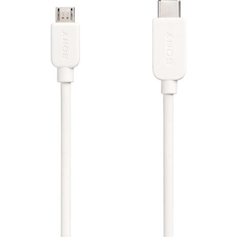 Cabo Micro USB X USB Tipo C SONY 1,0 Metro Carregamento e Transferência de Dados CP-CB100 Branco Menor preço em Cabo Micro USB X USB Tipo C SONY 1,0 Metro Carregamento e Transferência de Dados CP-CB100 Branco