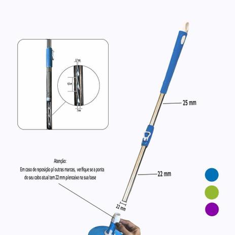 Cabo Mop 35 +Robusto c/25mm c/Enxaixe de 22 mm p/Linha Hobby 2.0 FlexMop é boa?