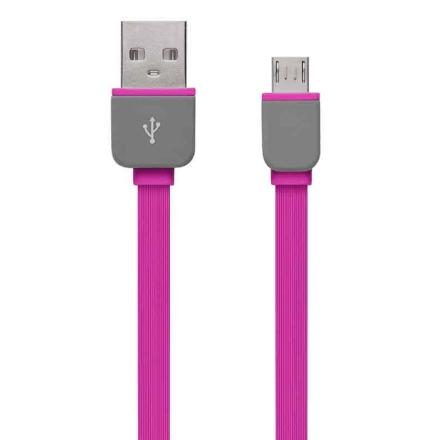 Cabo Multilaser Smartogo Micro Usb 1 metro Rosa - Wi298r Menor preço em Cabo Multilaser Smartogo Micro Usb 1 metro Rosa - Wi298r