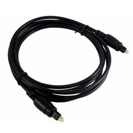 Cabo Optico Digital Toslink Preto 1.8 Metros - Ukimix Menor preço em Cabo Optico Digital Toslink Preto 1.8 Metros - Ukimix