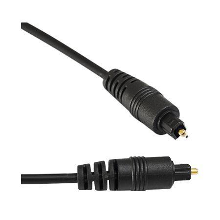 Cabo óptico toslink 10 metros áudio digital - fio 4mm - Storm é boa?