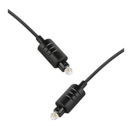Cabo óptico toslink 2 metros áudio digital - fio 2mm - Storm Menor preço em Cabo óptico toslink 2 metros áudio digital - fio 2mm - Storm