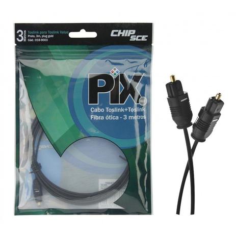 Cabo Optico Toslink Basic 3 Metros Chip Sce 018-9003 Menor preço em Cabo Optico Toslink Basic 3 Metros Chip Sce 018-9003