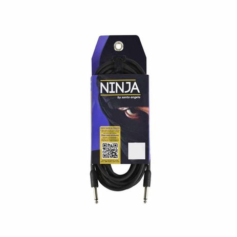 Cabo P10 Santo Angelo Ninja Cable B de 3,05m Menor preço em Cabo P10 Santo Angelo Ninja Cable B de 3,05m