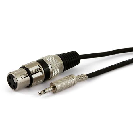 Cabo P2 Mono para XLR Fêmea - Outras Menor preço em Cabo P2 Mono para XLR Fêmea - Outras