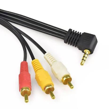Cabo p2 para 3rca 2m exbom Menor preço em Cabo p2 para 3rca 2m exbom