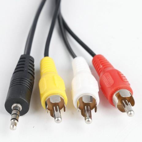 Cabo P2 para 3RCA - Ojuara Menor preço em Cabo P2 para 3RCA - Ojuara