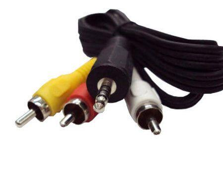 Cabo P2 x AV RCA com 3 Pinos - Worldview Menor preço em Cabo P2 x AV RCA com 3 Pinos - Worldview