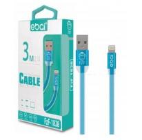 Cabo Para Celular Ebai Brasil 3 m 2.1A FZF-1828 V8 Menor preço em Cabo Para Celular Ebai Brasil 3 m 2.1A FZF-1828 V8