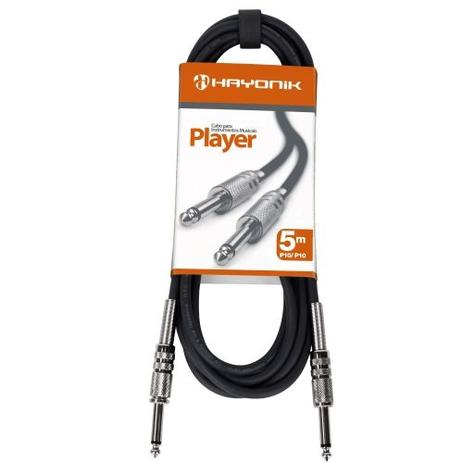 Cabo para Guitarra 50076 P10XP10 Mono 5 metros - HAYONIK Menor preço em Cabo para Guitarra 50076 P10XP10 Mono 5 metros - HAYONIK