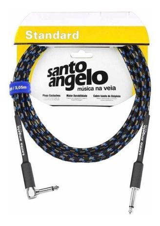 Cabo para instrumentos Santo Angelo ANGEL L TX de 3,05m - Santo Ângelo Menor preço em Cabo para instrumentos Santo Angelo ANGEL L TX de 3,05m - Santo Ângelo