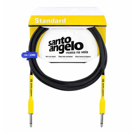 Cabo para Instrumentos Santo Angelo Samurai 10FT 3,05m Menor preço em Cabo para Instrumentos Santo Angelo Samurai 10FT 3,05m