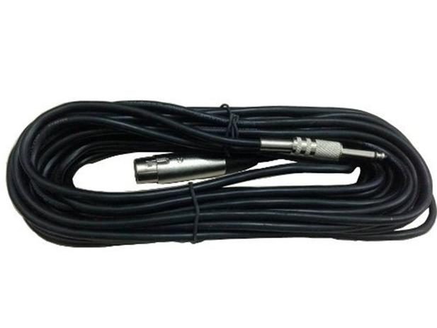 Cabo para microfone P10 Mono XLR fêmea - 10 metros - Csr Menor preço em Cabo para microfone P10 Mono XLR fêmea - 10 metros - Csr