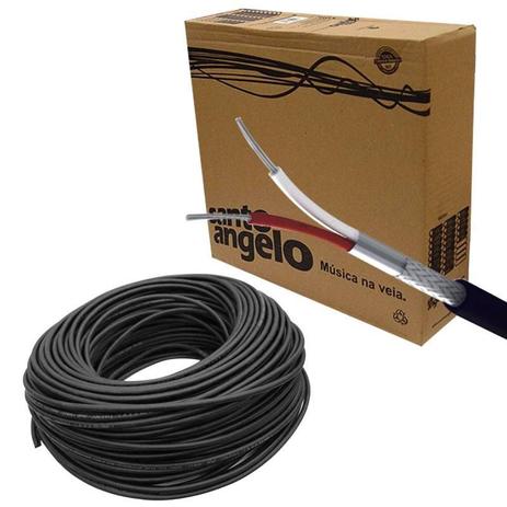 Cabo para Microfone Santo Angelo X30 Balanceado Rolo 100 Metros Menor preço em Cabo para Microfone Santo Angelo X30 Balanceado Rolo 100 Metros