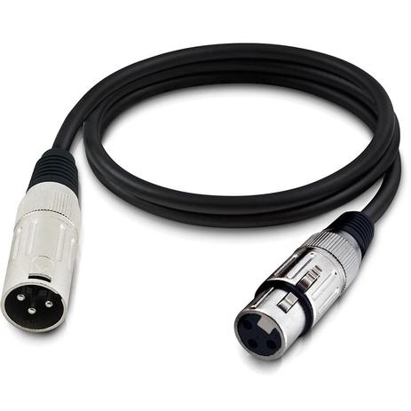 Cabo Para Microfone Xlrf Xlrm 10 Metros Hayonik Menor preço em Cabo Para Microfone Xlrf Xlrm 10 Metros Hayonik