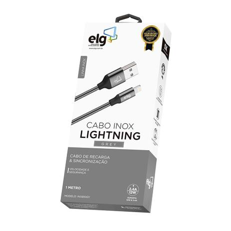Cabo Para Recarga Celular Lightning Vários Modelos - Elg Menor preço em Cabo Para Recarga Celular Lightning Vários Modelos - Elg