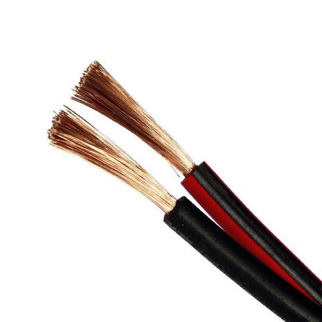 Cabo Paralelo Technoise 100 Cobre Preto / Vermelho 2X0.50 MM Rolo 100 Metros Menor preço em Cabo Paralelo Technoise 100 Cobre Preto / Vermelho 2X0.50 MM Rolo 100 Metros