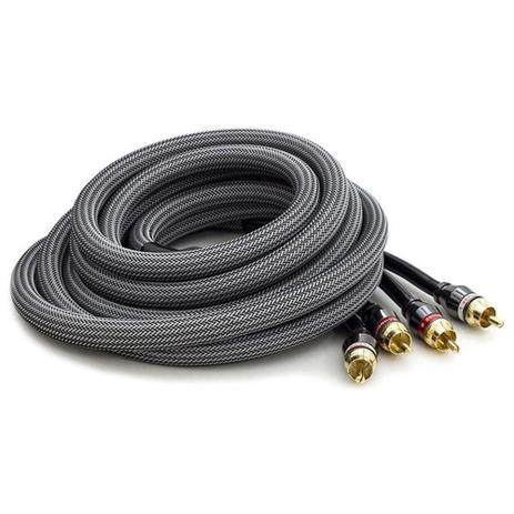 Cabo RCA 3 metros Technoise Series 800 Blindado Prata 11,5mm Menor preço em Cabo RCA 3 metros Technoise Series 800 Blindado Prata 11,5mm