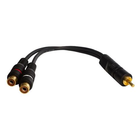 Cabo RCA modelo Y 1 Macho 2 Fêmeas Series 200 20 cm 4 mm Conector 90 Graus Technoise Menor preço em Cabo RCA modelo Y 1 Macho 2 Fêmeas Series 200 20 cm 4 mm Conector 90 Graus Technoise