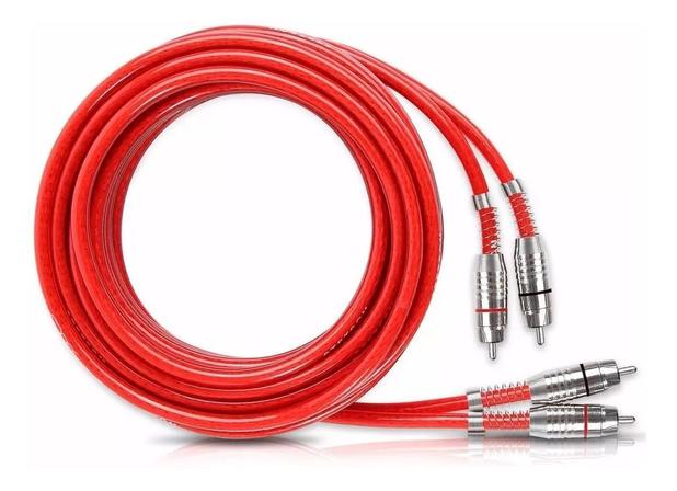 Cabo Rca Som Carro 5 Metros 5m Blindado Stetsom Prata 4mm Menor preço em Cabo Rca Som Carro 5 Metros 5m Blindado Stetsom Prata 4mm