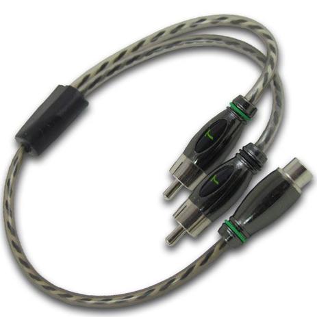Cabo RCA Y 2M/1F Technoise EY12 - Alta Performance Cabo Silicone c/ conector Metal banhado a níquel Menor preço em Cabo RCA Y 2M/1F Technoise EY12 - Alta Performance Cabo Silicone c/ conector Metal banhado a níquel