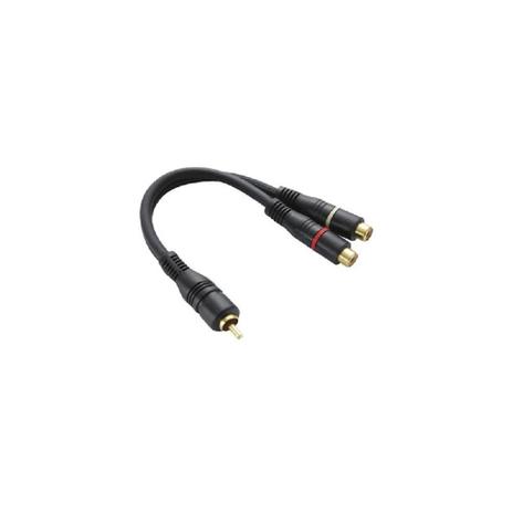 Cabo RCA Y KX3 2F + 1M 30cm PCT com 10UN Menor preço em Cabo RCA Y KX3 2F + 1M 30cm PCT com 10UN