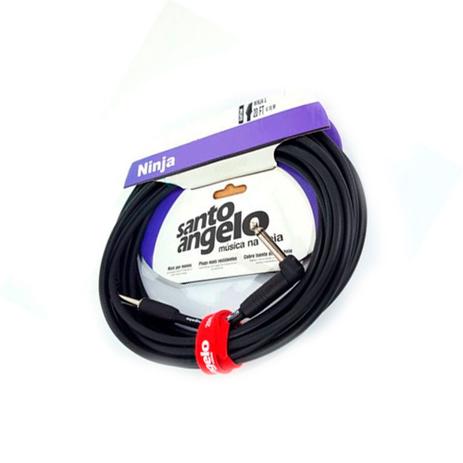 Cabo santo angelo 0,20mm p10 x p10 l ninja cable 20ft/6.10m Menor preço em Cabo santo angelo 0,20mm p10 x p10 l ninja cable 20ft/6.10m