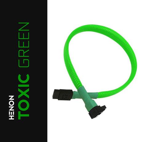 Cabo Serial Sata 3 Sleeved 6 Gbs Alta Velocidade Verde - Henon informática é boa?