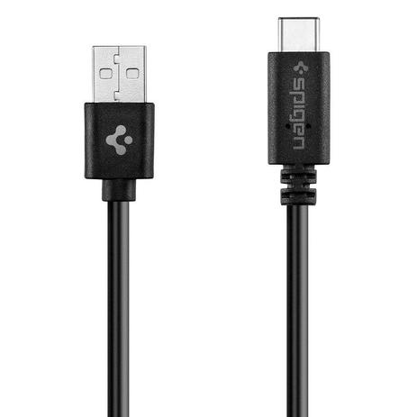 Cabo UBS-C / Type-C para USB 2.0 1m Spigen - Preto Menor preço em Cabo UBS-C / Type-C para USB 2.0 1m Spigen - Preto