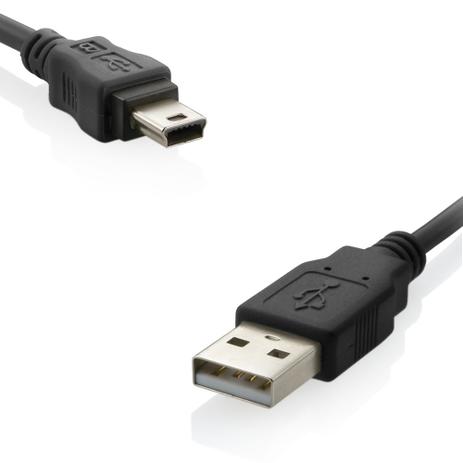 Cabo USB 2.0 AM X Mini USB 1,5m WI197 - Multilaser Menor preço em Cabo USB 2.0 AM X Mini USB 1,5m WI197 - Multilaser
