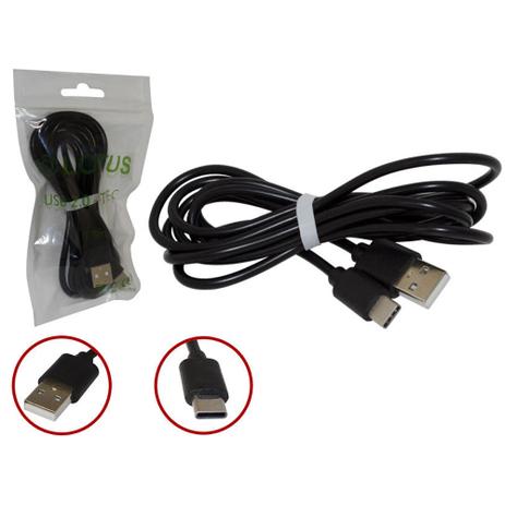 Cabo USB 2.0 para TYPE C 1.80 Metros TYPE C Lotus - Vitrine Menor preço em Cabo USB 2.0 para TYPE C 1.80 Metros TYPE C Lotus - Vitrine